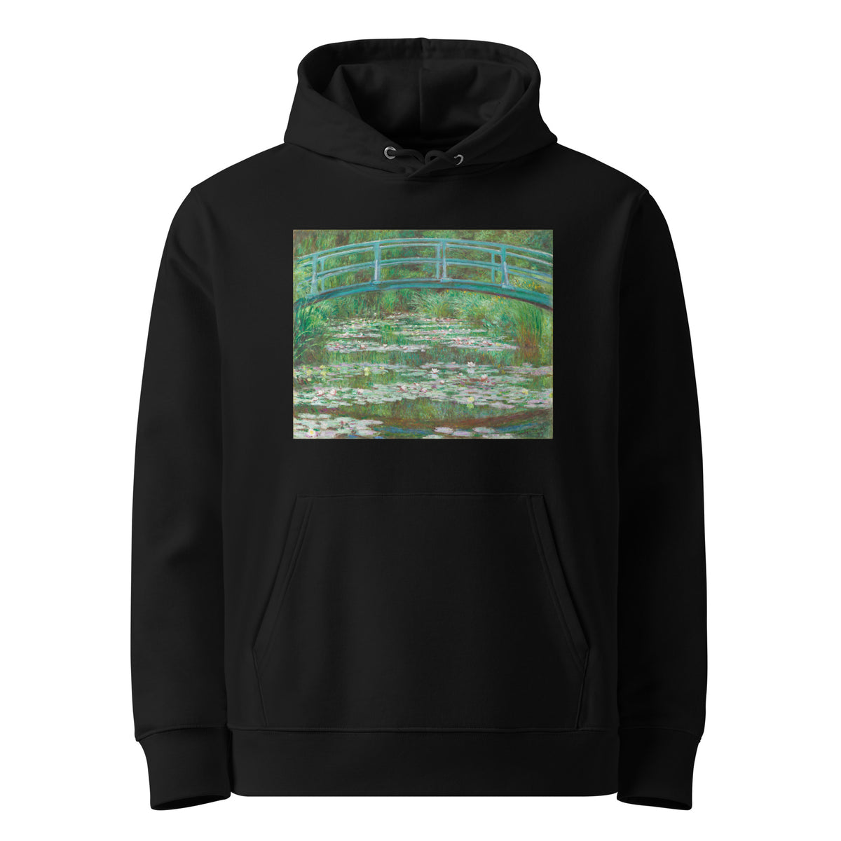 Black Hoodie The Japanese Footbridge Premium
