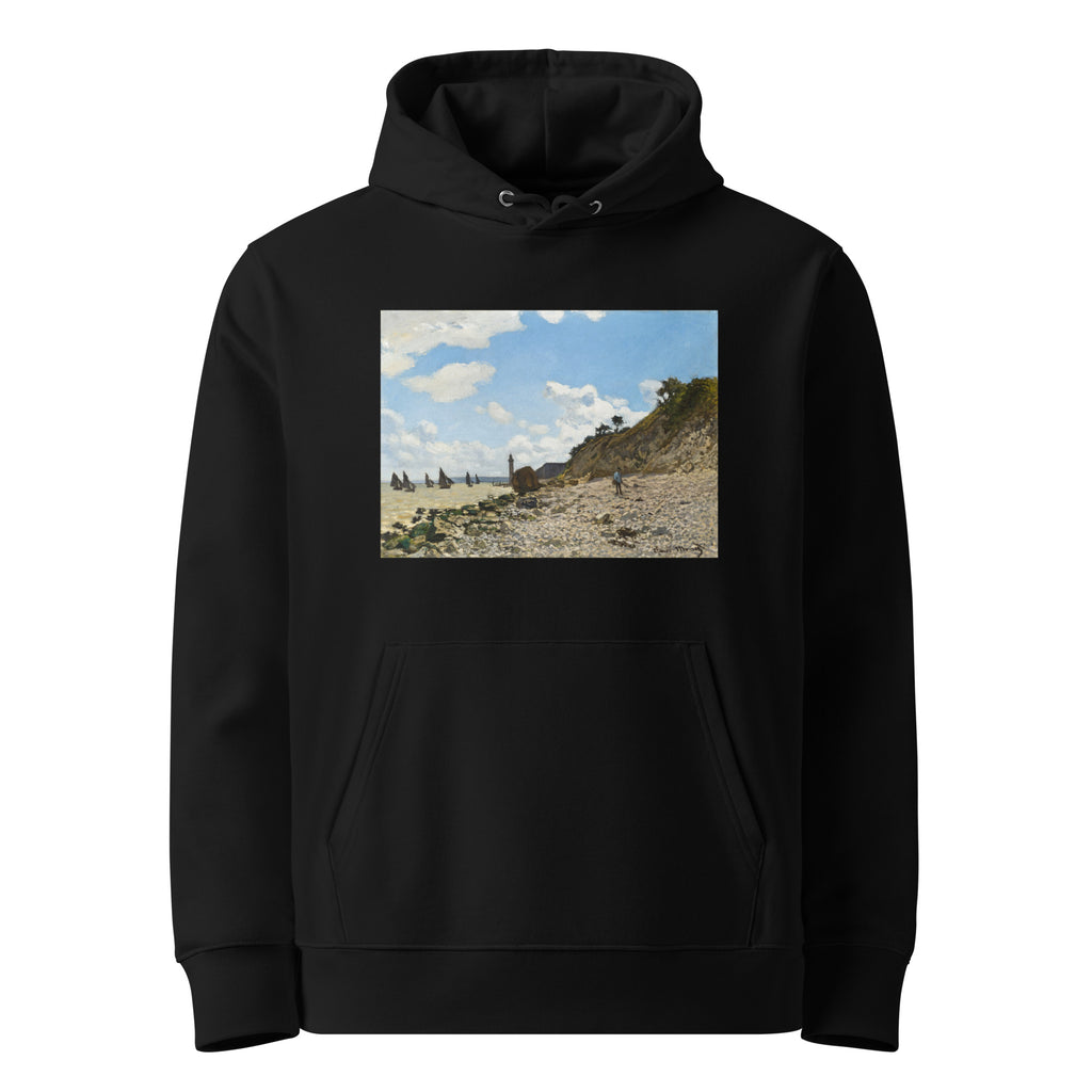 Black Hoodie The Beach At Honfleur Premium