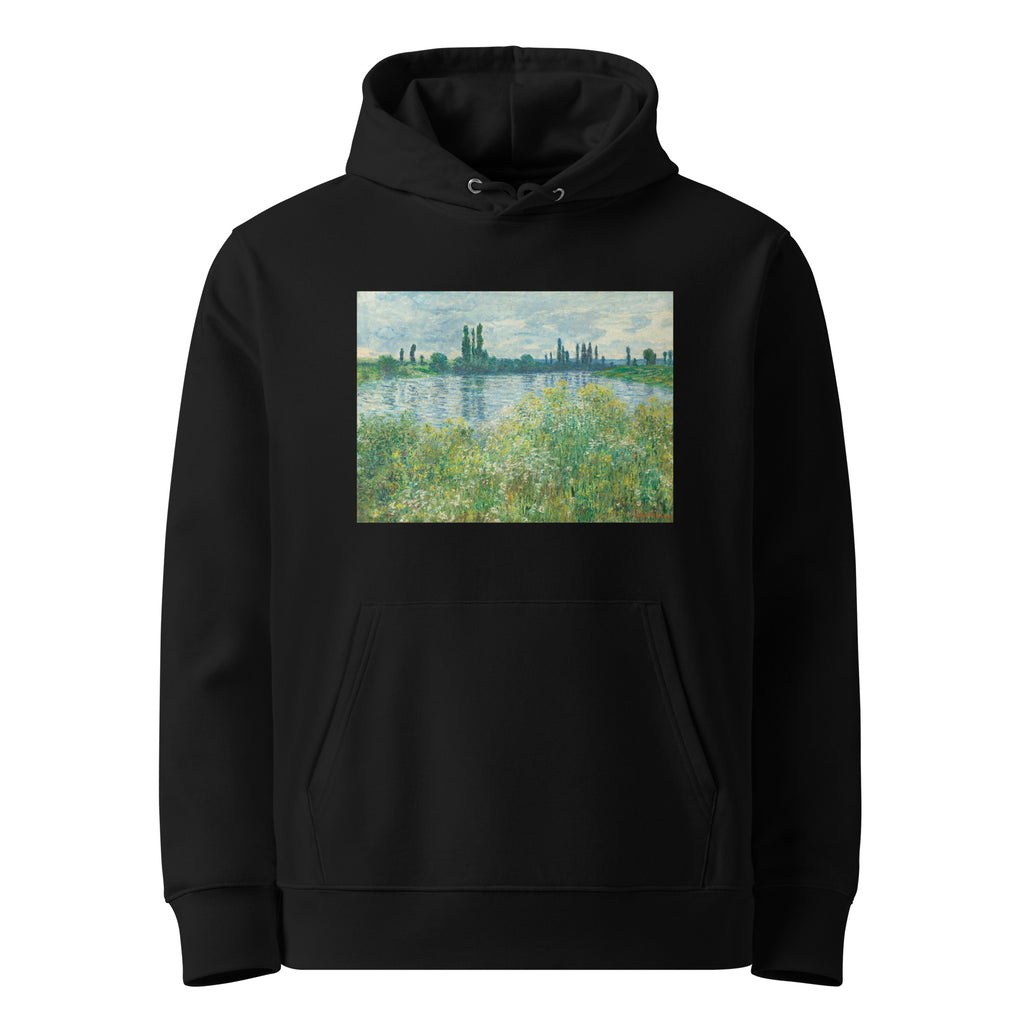 Black Hoodie Banks Of The Seine Vetheuil Premium