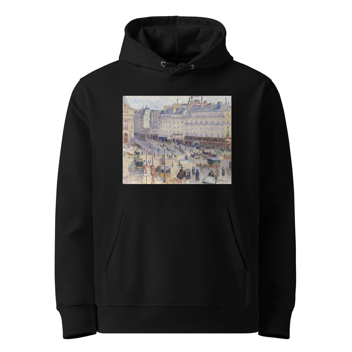 Black Hoodie The Place Du Havre Paris Premium