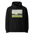 Black Hoodie Hampton Court Green Premium