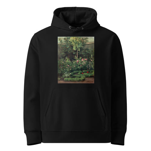 Black Hoodie A Rose Garden Premium