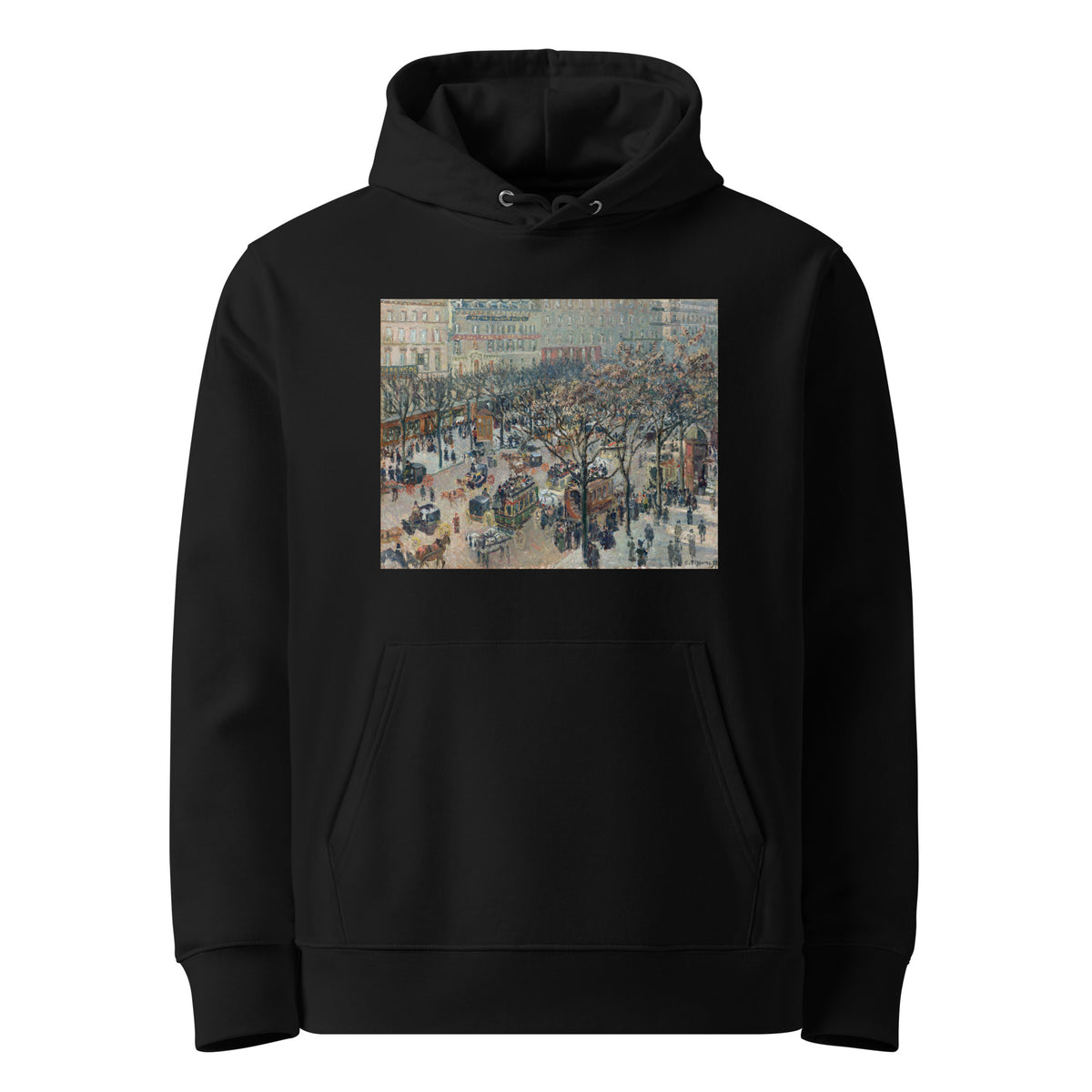 Black Hoodie Boulevard Of The Italians Morning Sunlight Premium