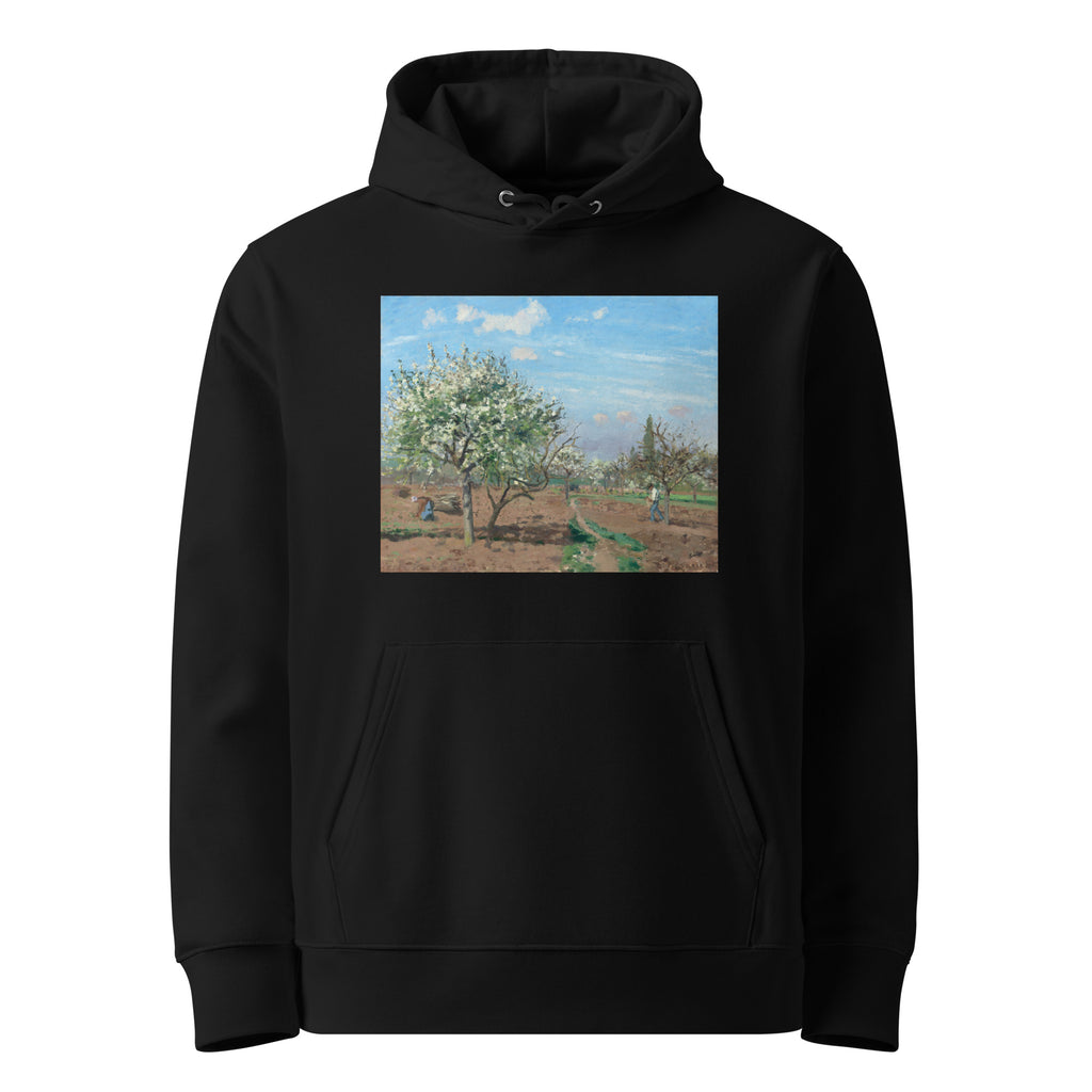 Black Hoodie Orchard In Bloom Louveciennes Premium