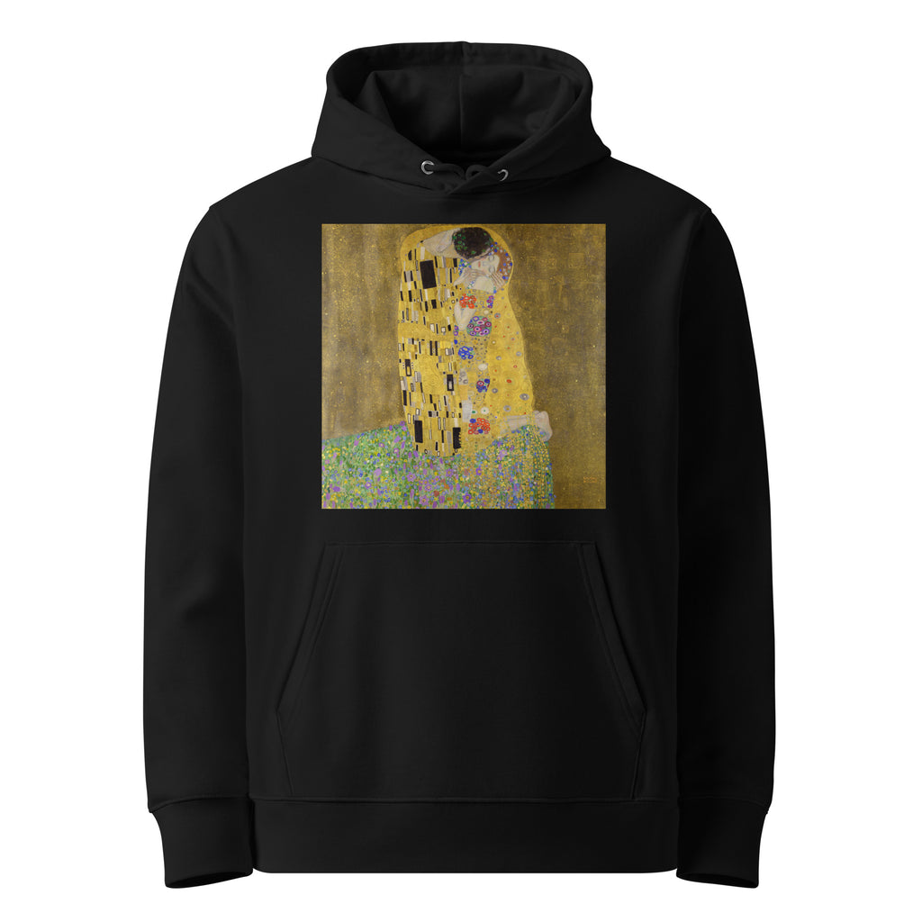 Black Hoodie Gustav Klimt The Kiss Famous Painting Premium