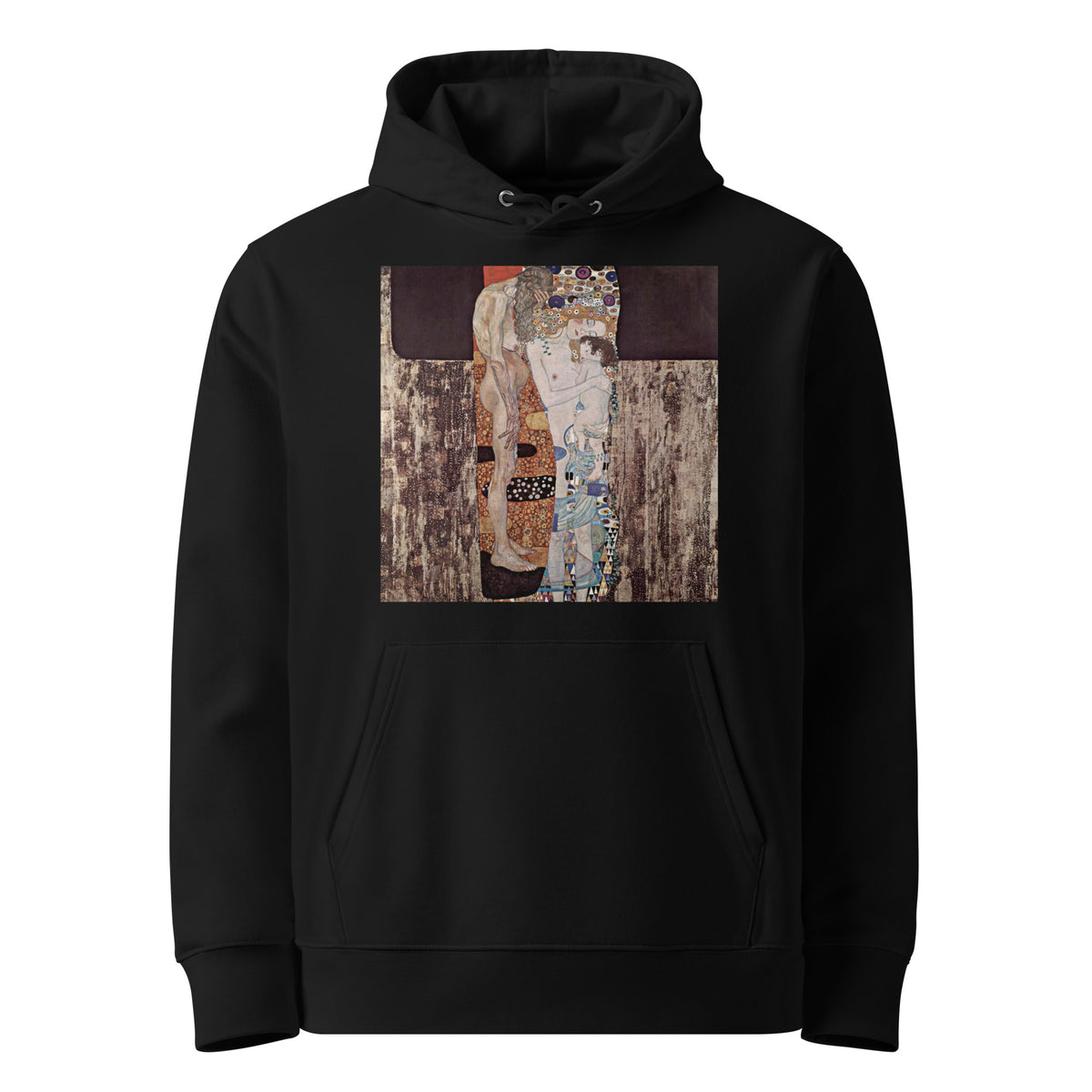 Black Hoodie Gustav Klimt The Three Ages Of The Woman Famous Painting Premium