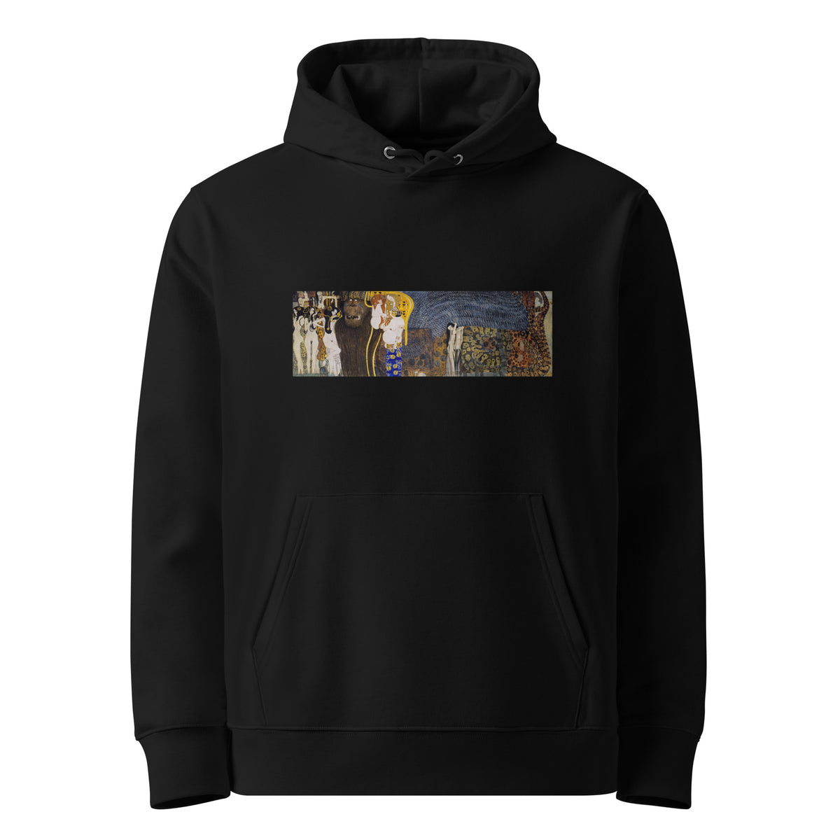 Black Hoodie Gustav Klimt The Hostile Powers Famous Painting Premium