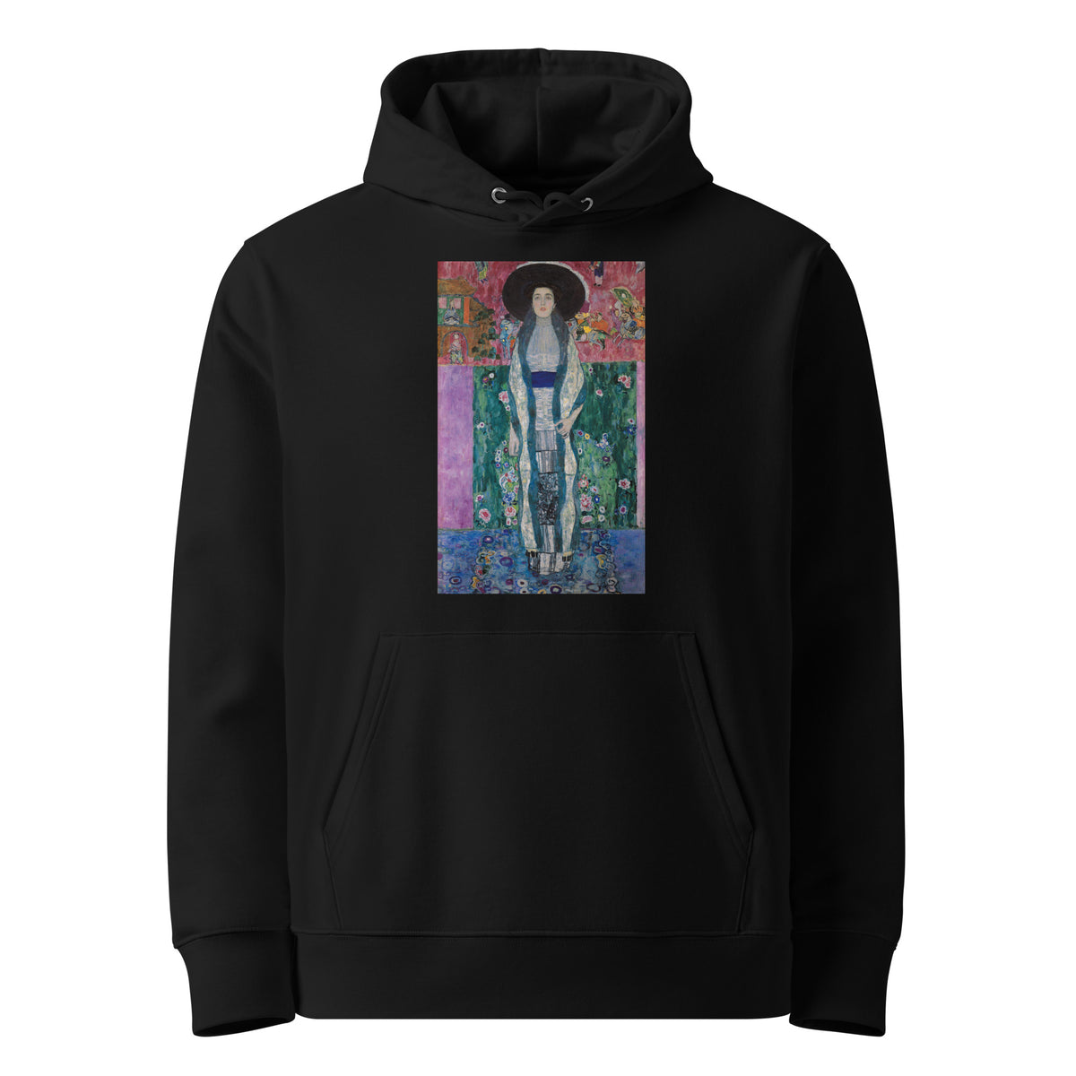Black Hoodie Gustav Klimt Portrait Of Adele Bloch-Bauer Famous Painting Premium