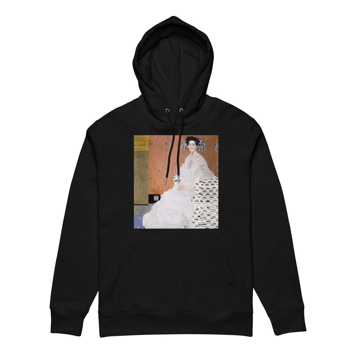 Black Hoodie Gustav Klimt Bildnis Fritza Riedler Famous Painting Premium