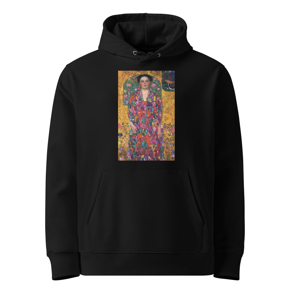 Black Hoodie Gustav Klimt Portrait Of Eugenia Primavesi Famous Painting Premium