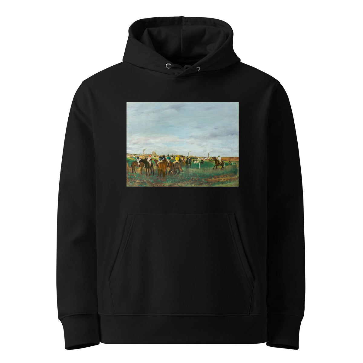 Black Hoodie The Races Premium