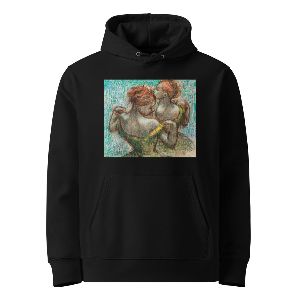 Black Hoodie Two Dancers Half Length Premium