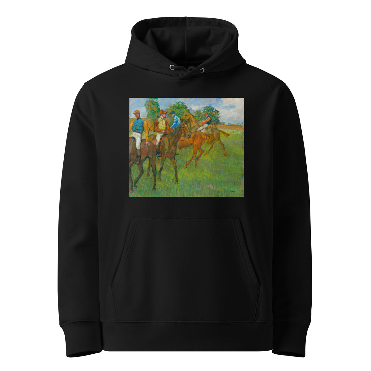 Black Hoodie Before The Race Premium