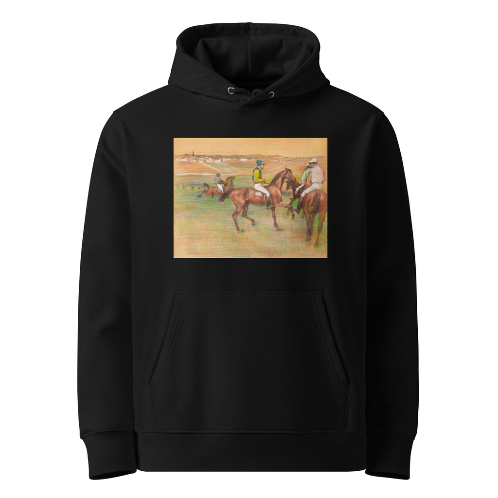 Black Hoodie Race Horses Premium