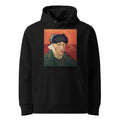 Black Hoodie Self Portrait With Bandaged Ear And Pipe Vincent Van Gogh 1889 Premium