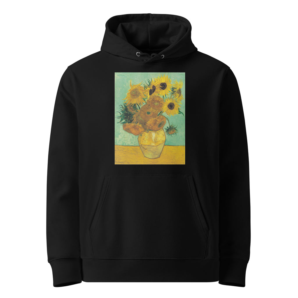 Black Hoodie Twelve Sunflowers In A Vase Vincent Van Gogh 1888 Premium