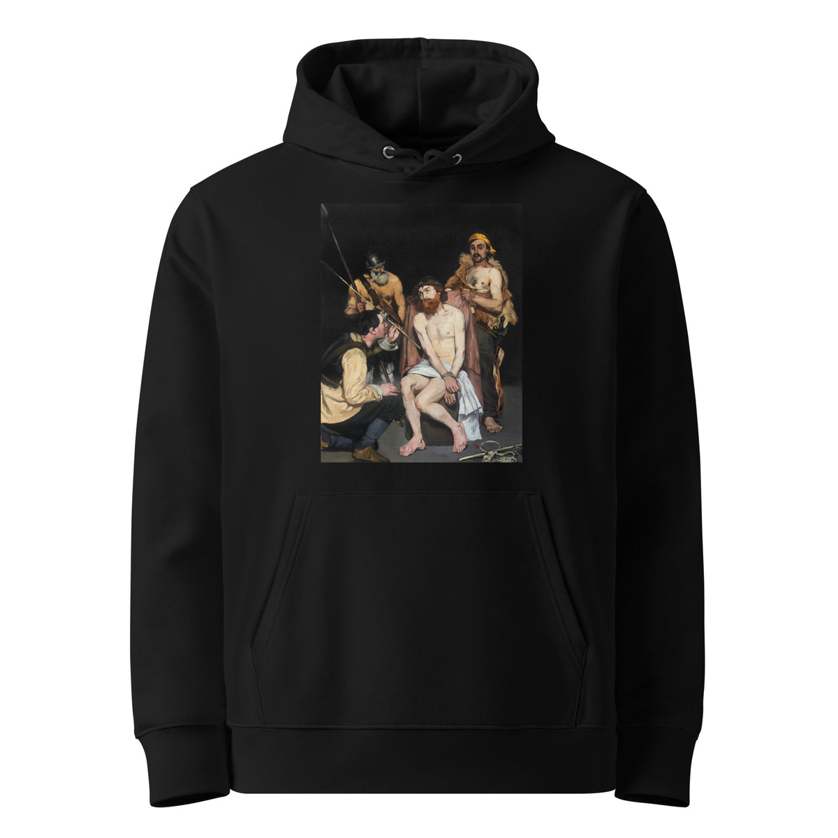 Black Hoodie Jesus Mocked - The Soldiers 1865 Premium