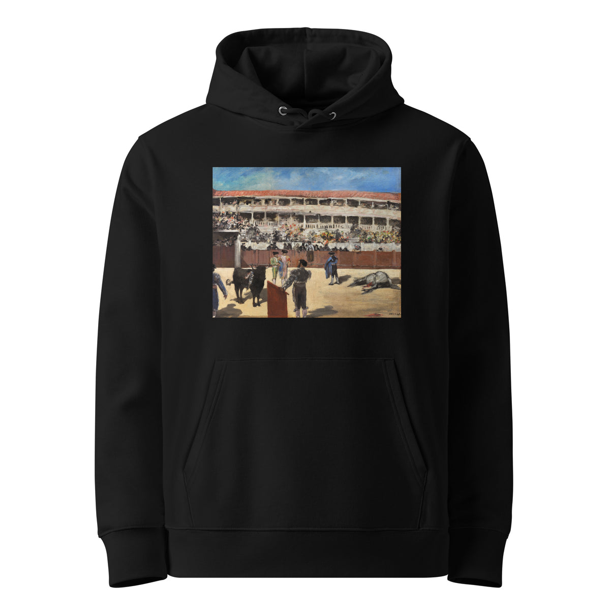 Black Hoodie Bullfight Premium