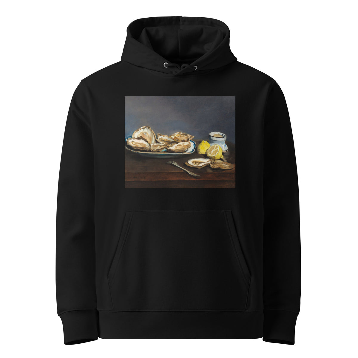 Black Hoodie Oysters Premium