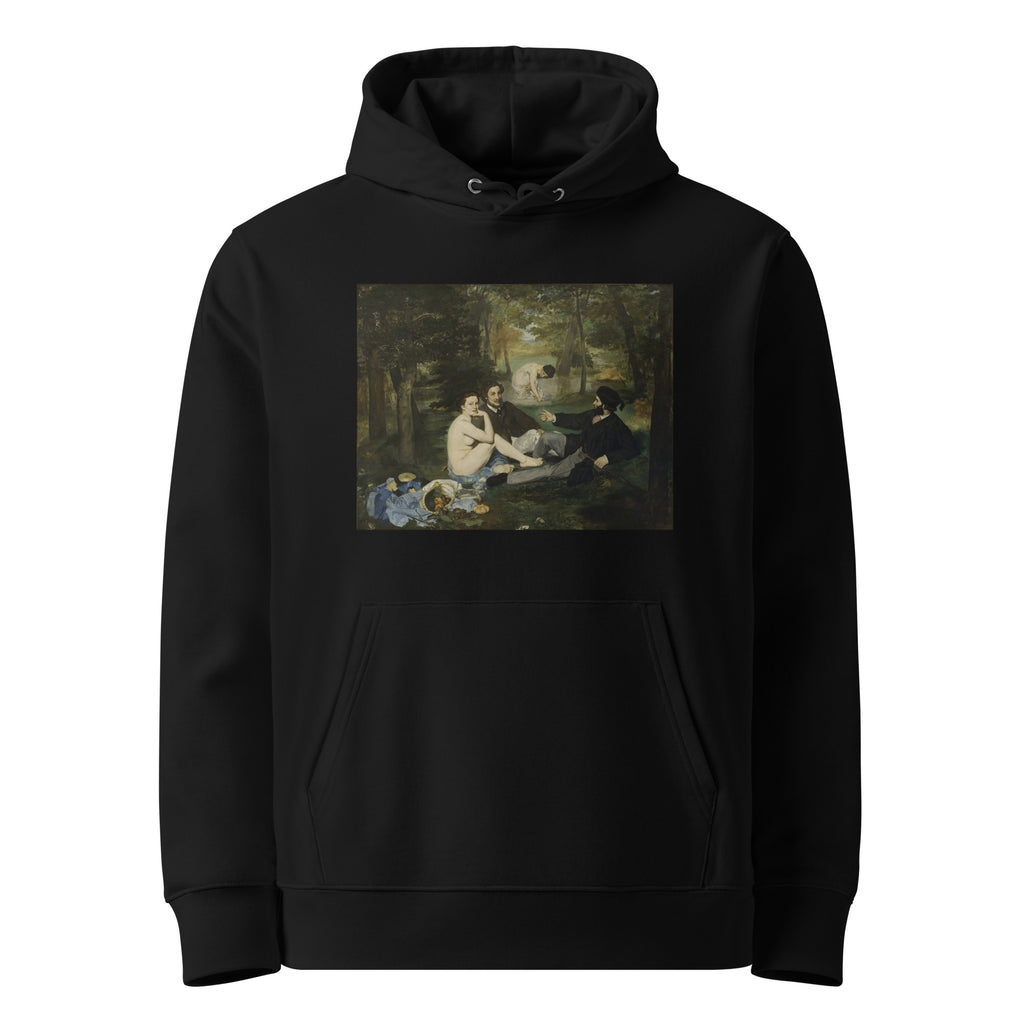 Black Hoodie Luncheon On The Grass Edouard Manet 1863 Premium