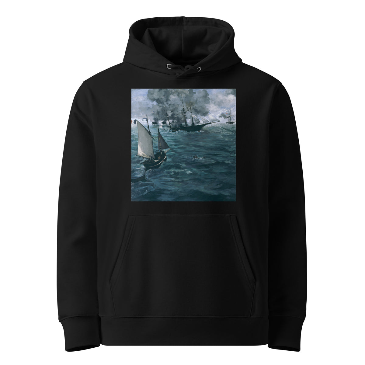 Black Hoodie The Battle Of The Kearsarge And The Alabama Edouard Manet 1864 Premium