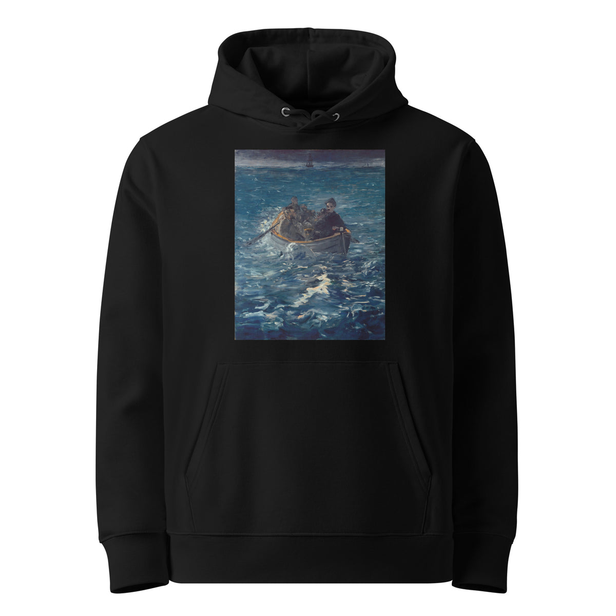 Black Hoodie The Escape Of Rochefort Edouard Manet 1881 Premium