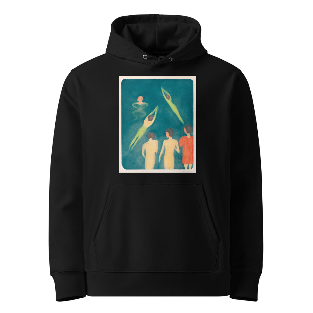 Black Hoodie Boys Bathing Premium