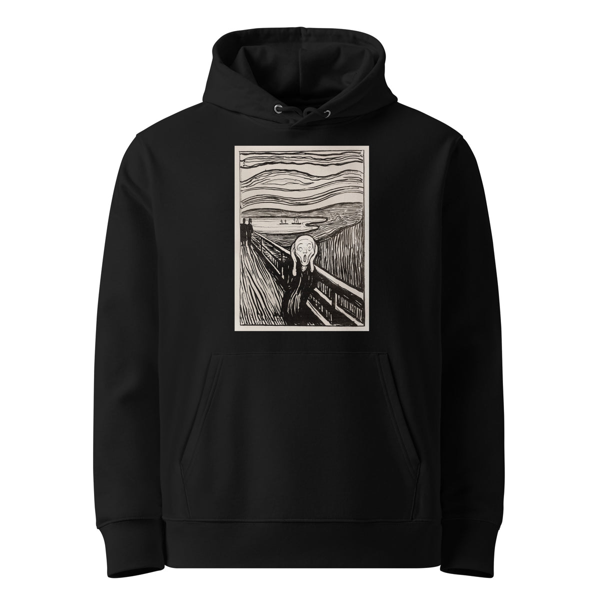 Black Hoodie The Scream Premium
