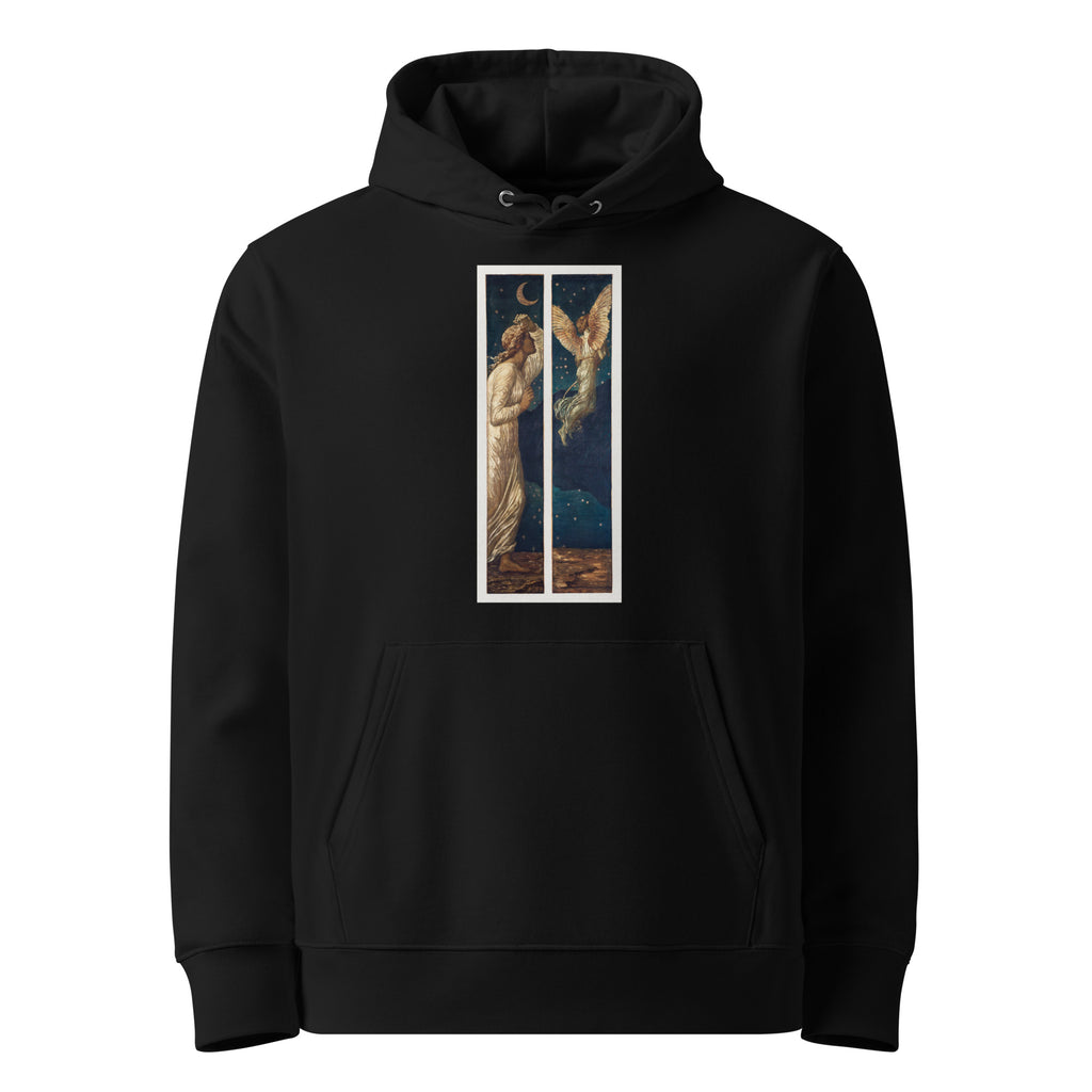 Black Hoodie Cupid Flying Away Premium