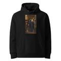Black Hoodie The Wizard Two Figures In A Narrow Darkened Chamber A Bearded Man In A Heavy Robes Reveals A Convex Mirror To A Young Veiled Girl Behind A Drape Premium