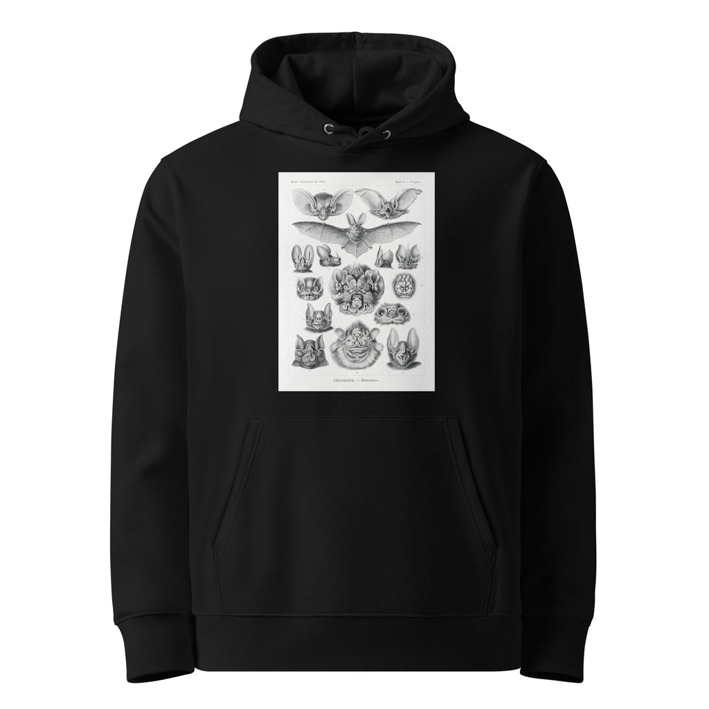 Black Hoodie Chiroptera Fledertiere Premium