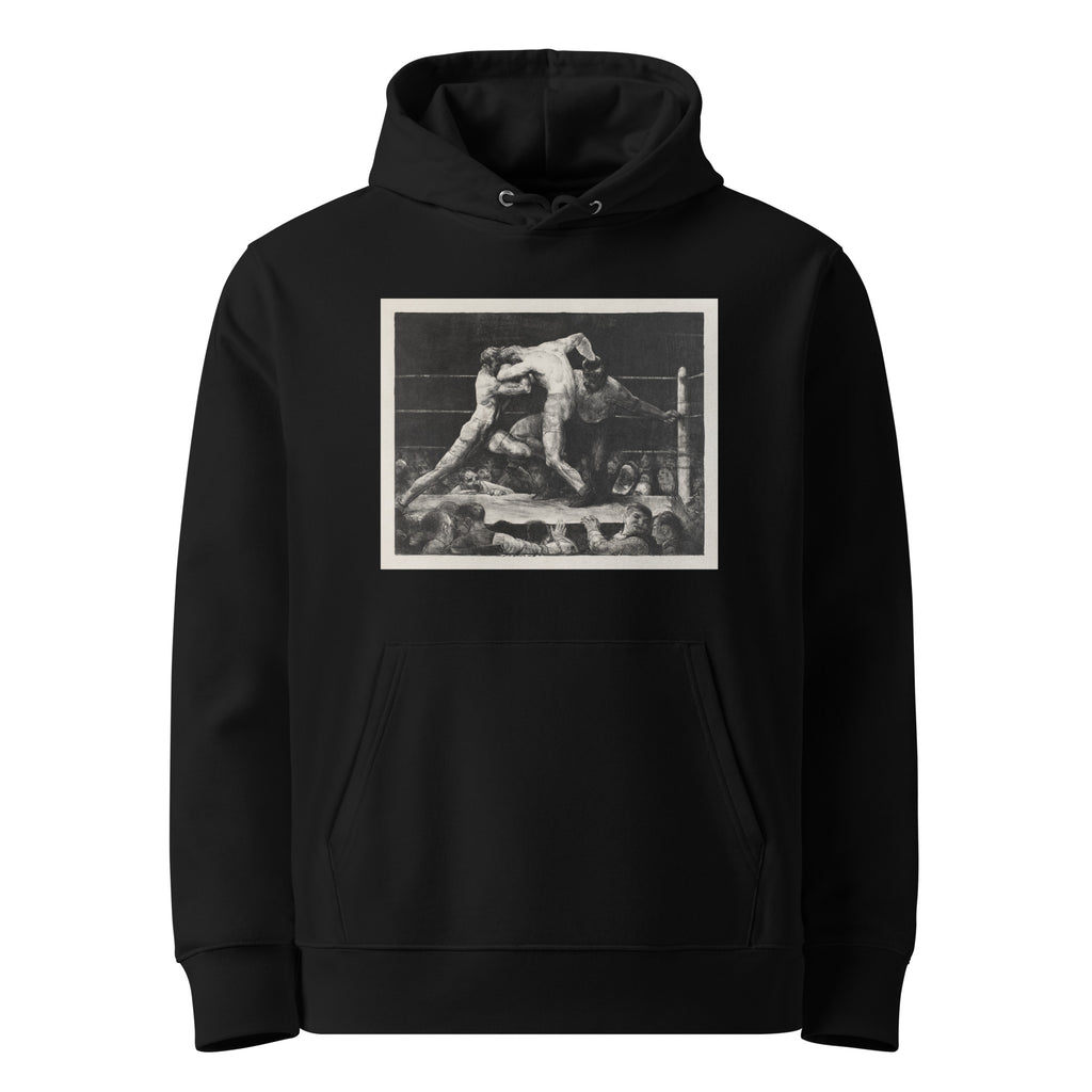 Black Hoodie A Stag At Sharkey Print Premium
