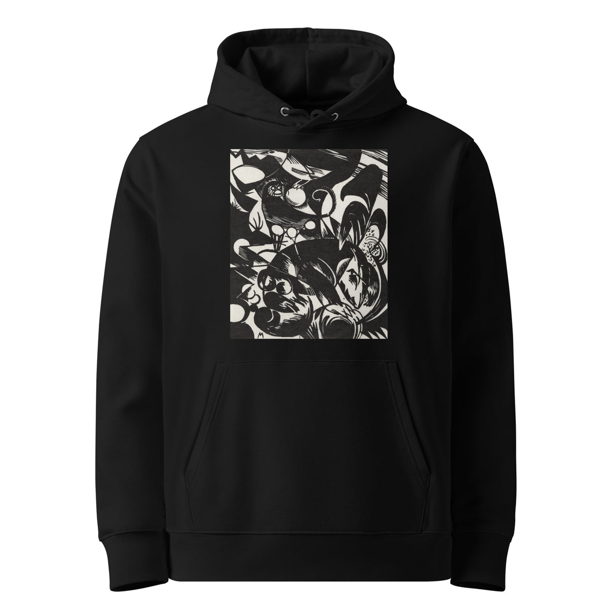 Black Hoodie New European Graphics Portfolio III German Artists Print Premium