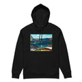 Black Hoodie The Harbor Monhegan Coast Maine Premium