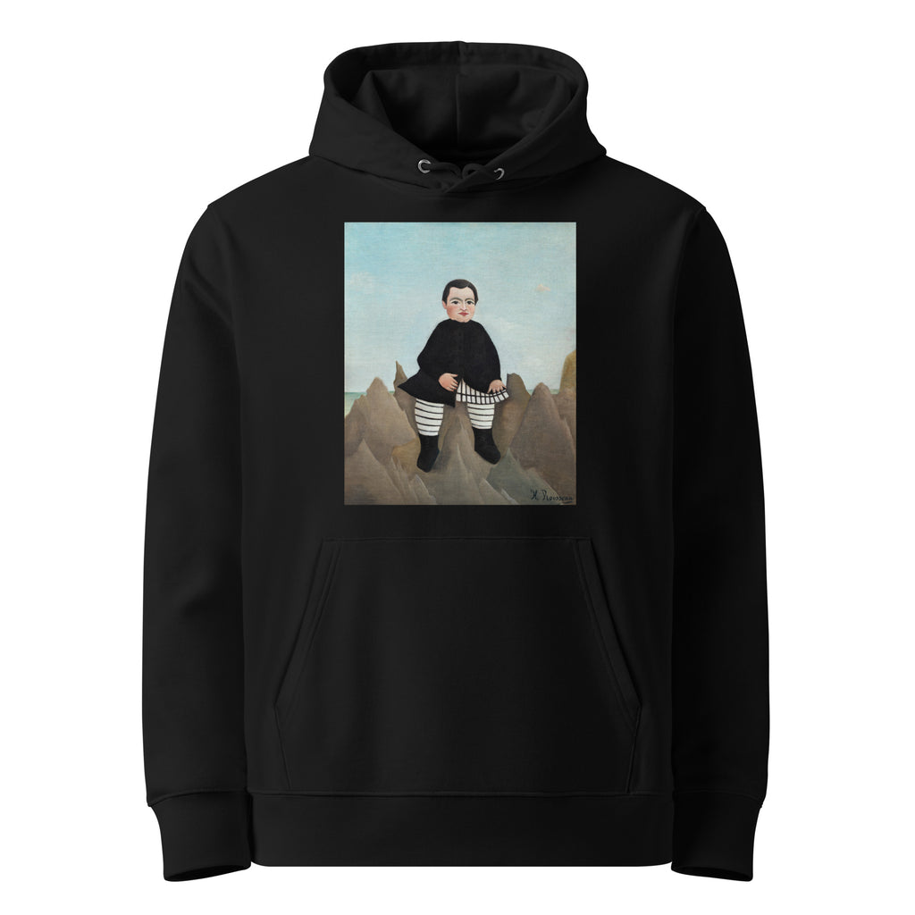 Black Hoodie Boy On The Rocks - Henri Rousseau 1895 Premium