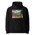 Black Hoodie Henri Rousseau Seine And Eiffel-Tower In The Sunset Famous Painting Premium