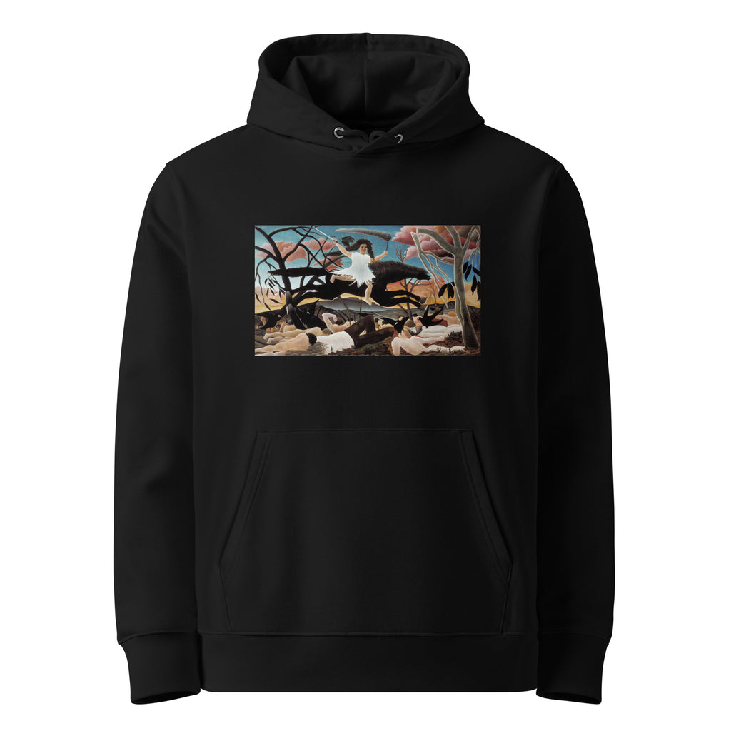 Black Hoodie Henri Rousseau War La Guerre Famous Painting Premium