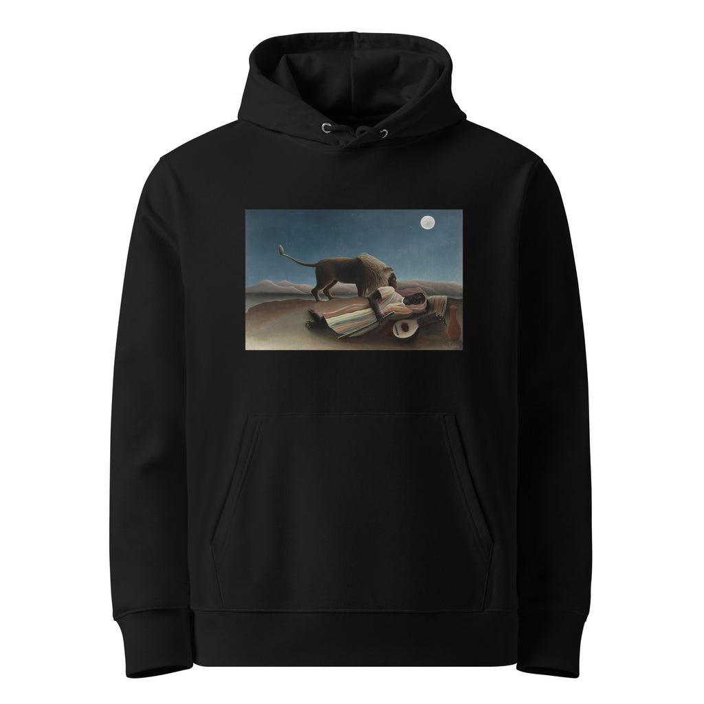 Black Hoodie Henri Rousseau The Sleeping Gypsy La Bohemienne Endormie Famous Painting Premium