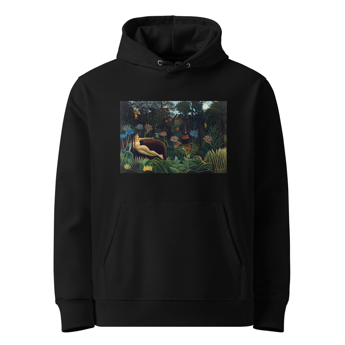 Black Hoodie Henri Rousseau The Dream Famous Painting Premium