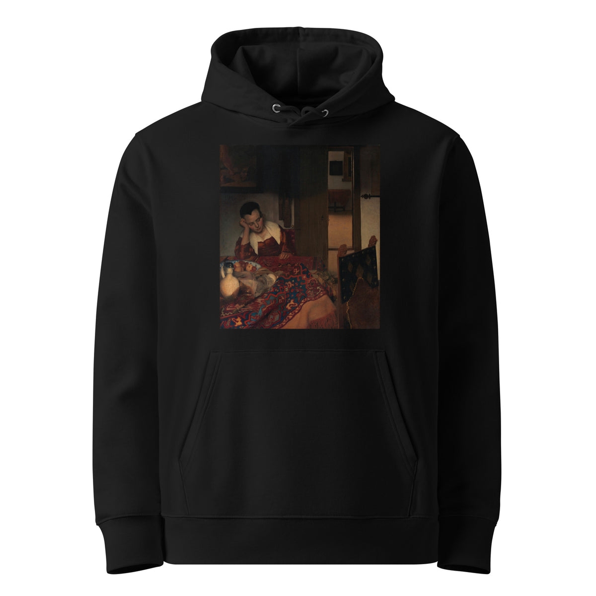 Black Hoodie A Maid Asleep Premium