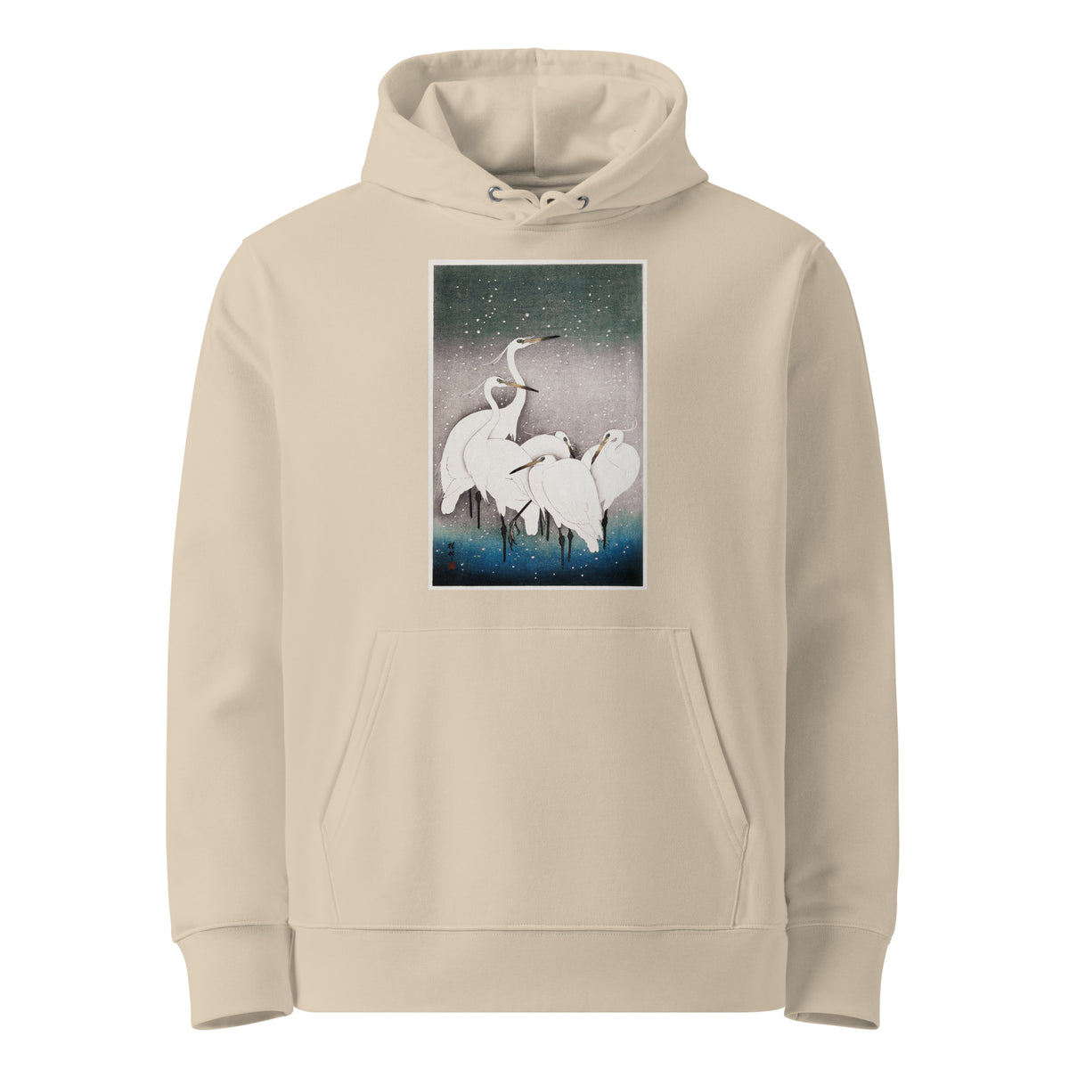 Desert Hoodie Group Of Egrets - Ohara Koson 1925 Premium