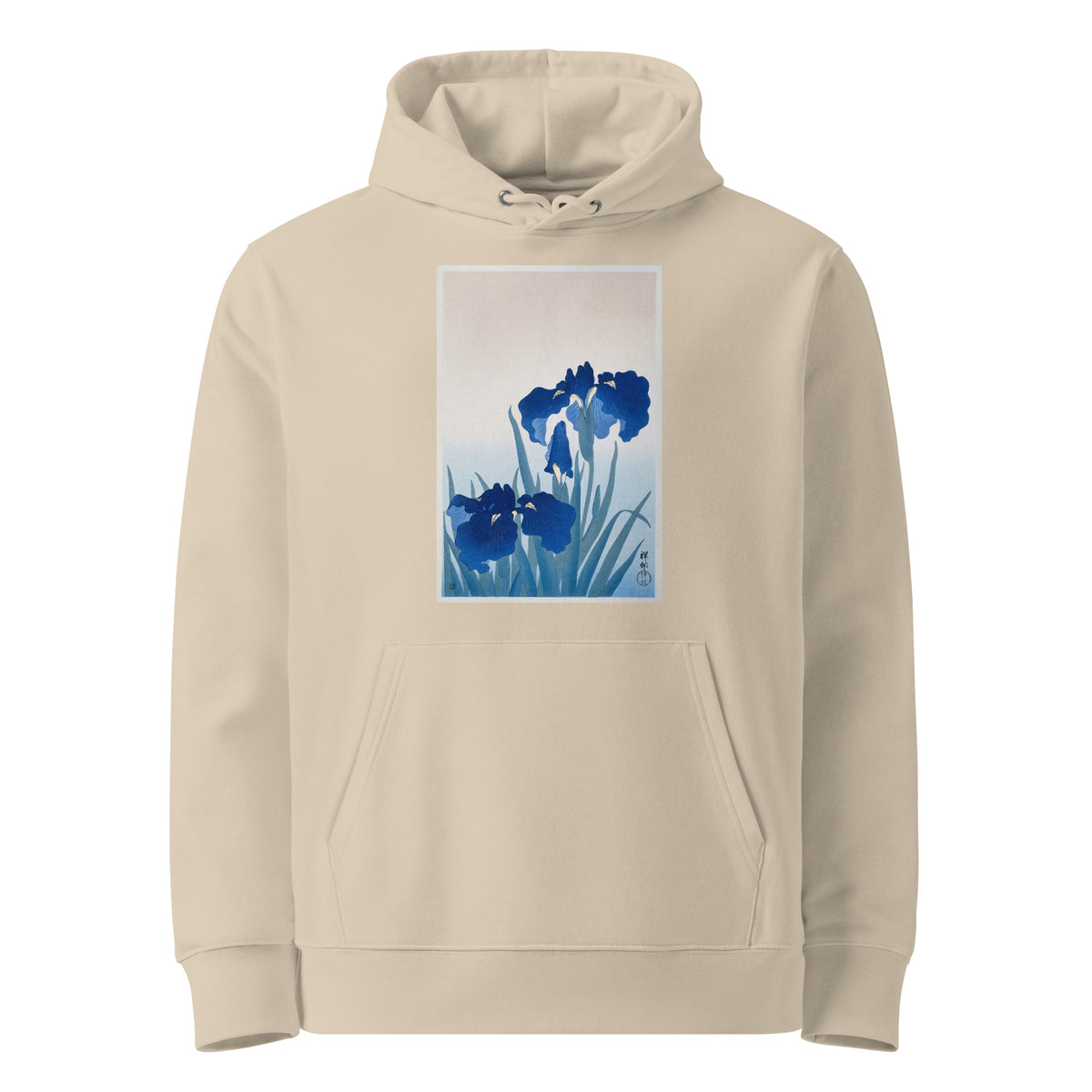 Desert Hoodie Iris Flowers - Ohara Koson 1925 Premium