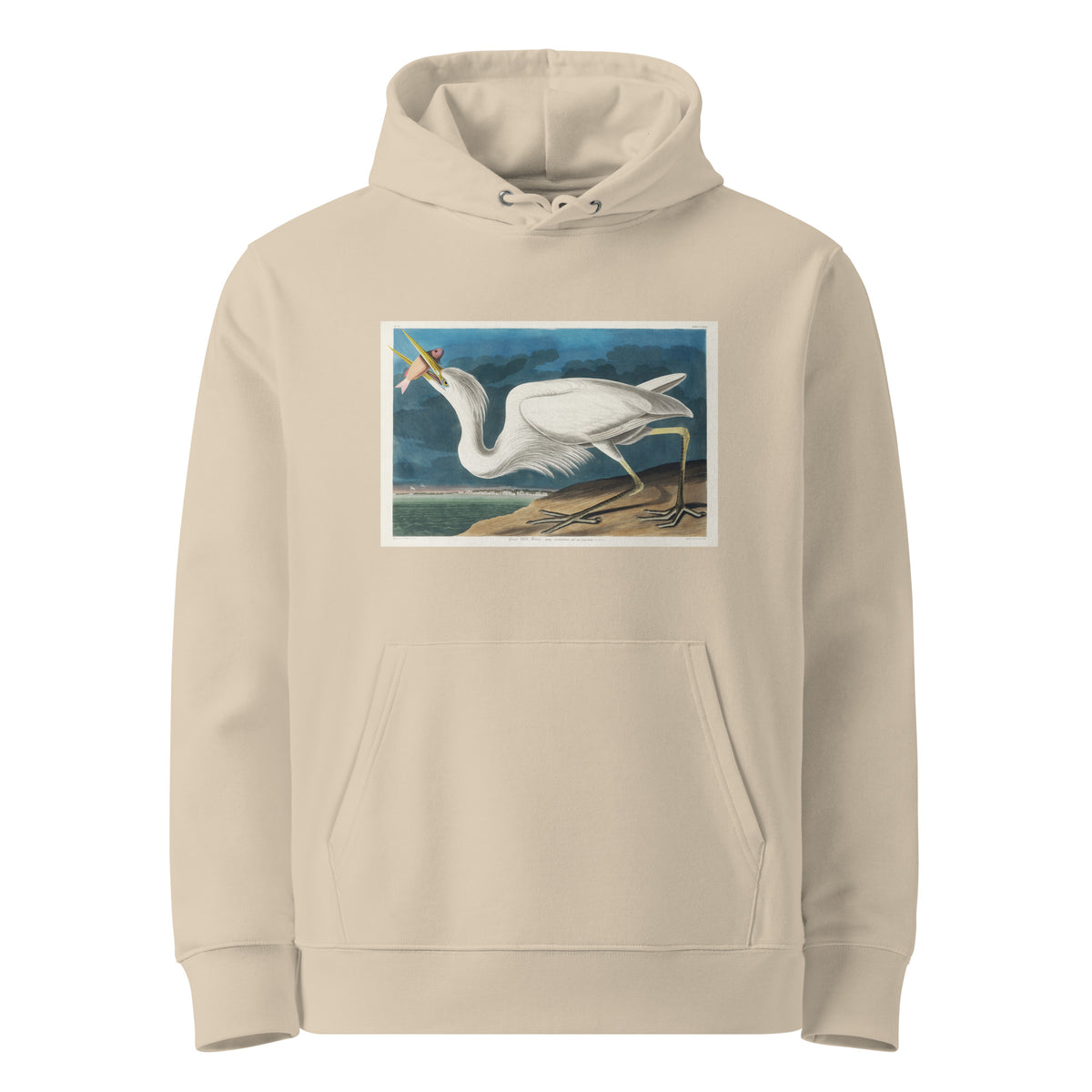 Desert Hoodie Great White Heron Premium