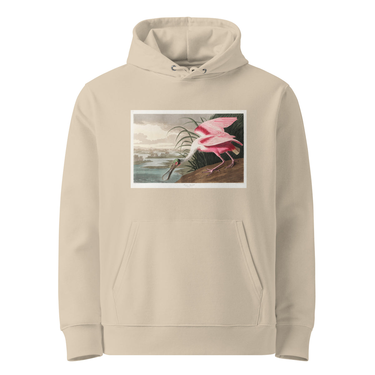 Desert Hoodie Roseate Spoonbill Premium