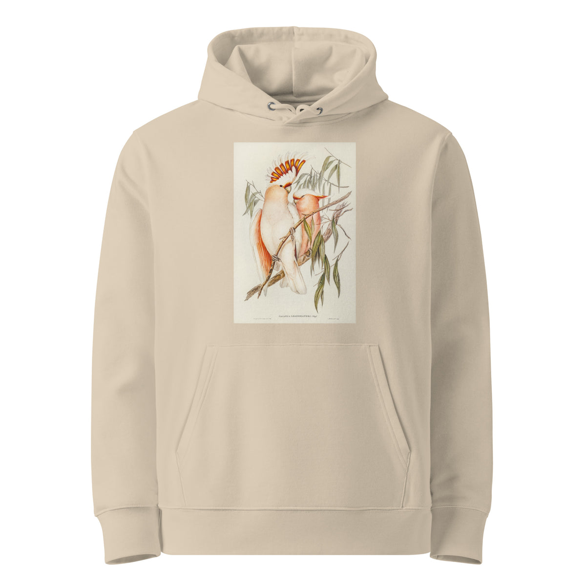 Desert Hoodie Leadbeater S Cockatoo Cacatua Leadbeaterii Illustrated - Elizabeth Gould 1804 Premium