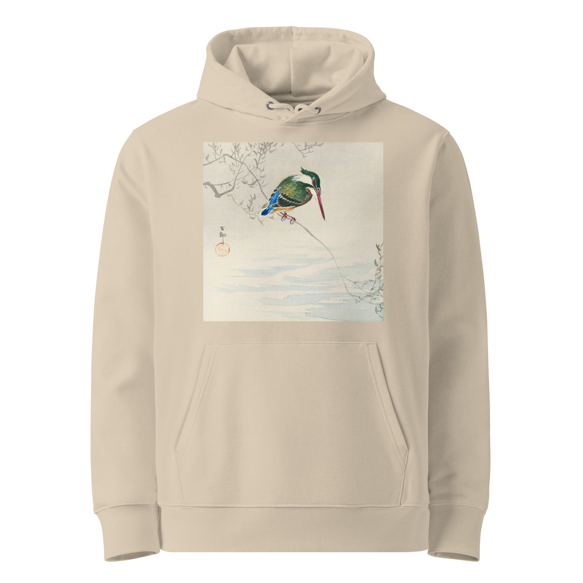 Desert Hoodie A Kingfisher - Ohara Koson 1920 Premium