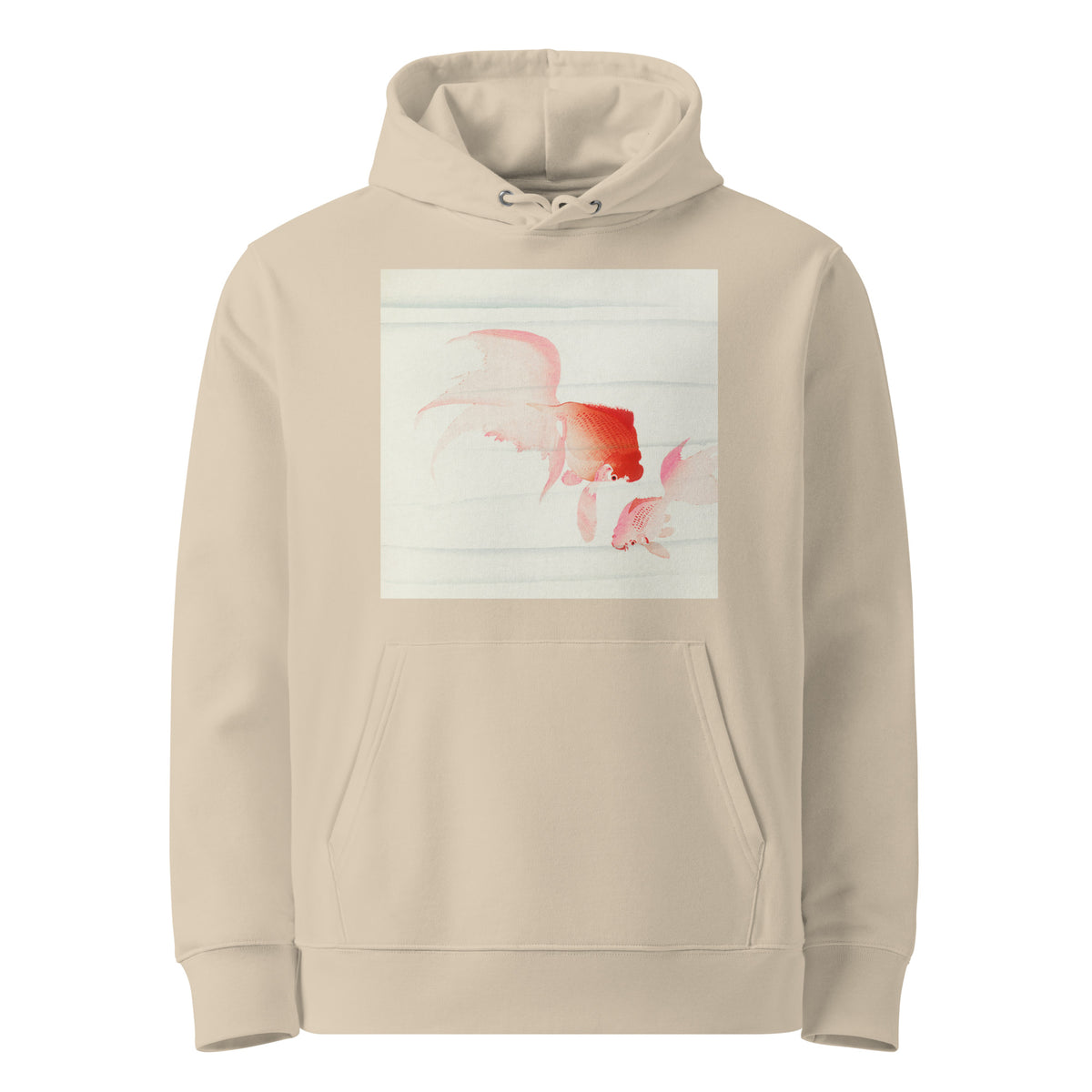 Desert Hoodie Gold Fish - Ohara Koson 1900 Premium