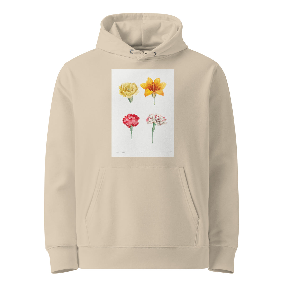 Desert Hoodie Flower Set - Pierre-Joseph Redoute 1759 Premium