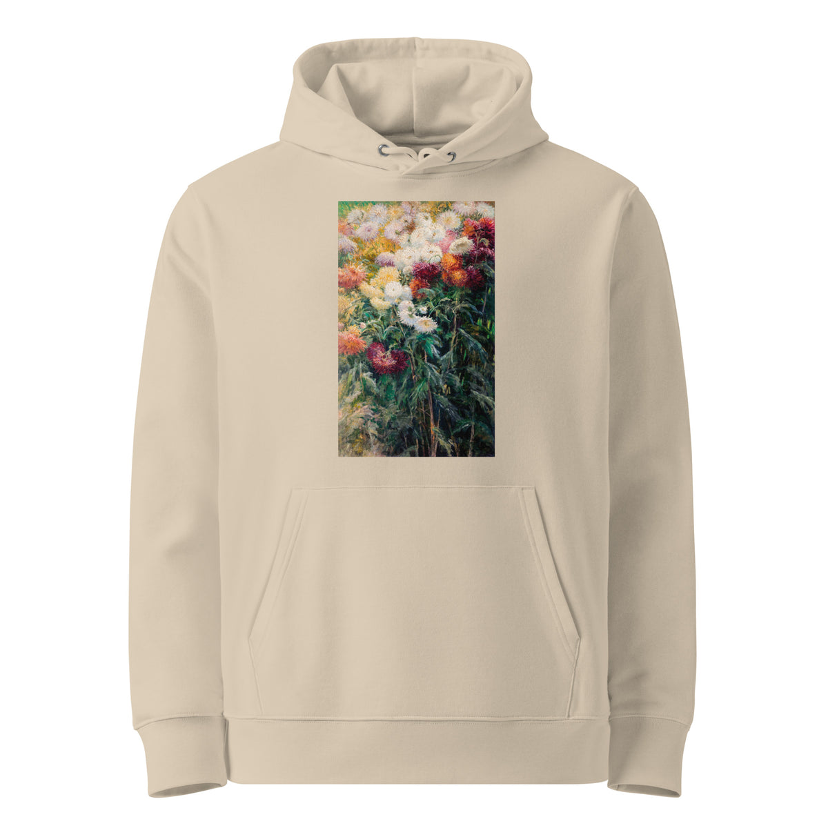Desert Hoodie Chrysanthemums In The Garden At Petit Gennevilliers Painting In High Resolution Premium