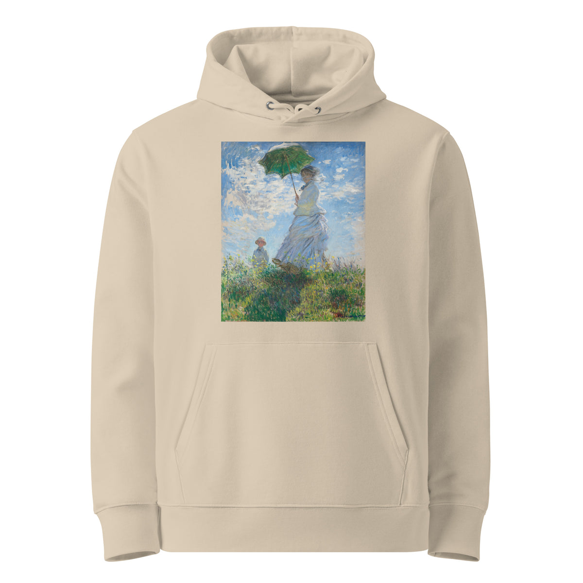 Desert Hoodie Claude Monet S Madame Monet And Her Son Woman With A Parasol Famous Painting Premium